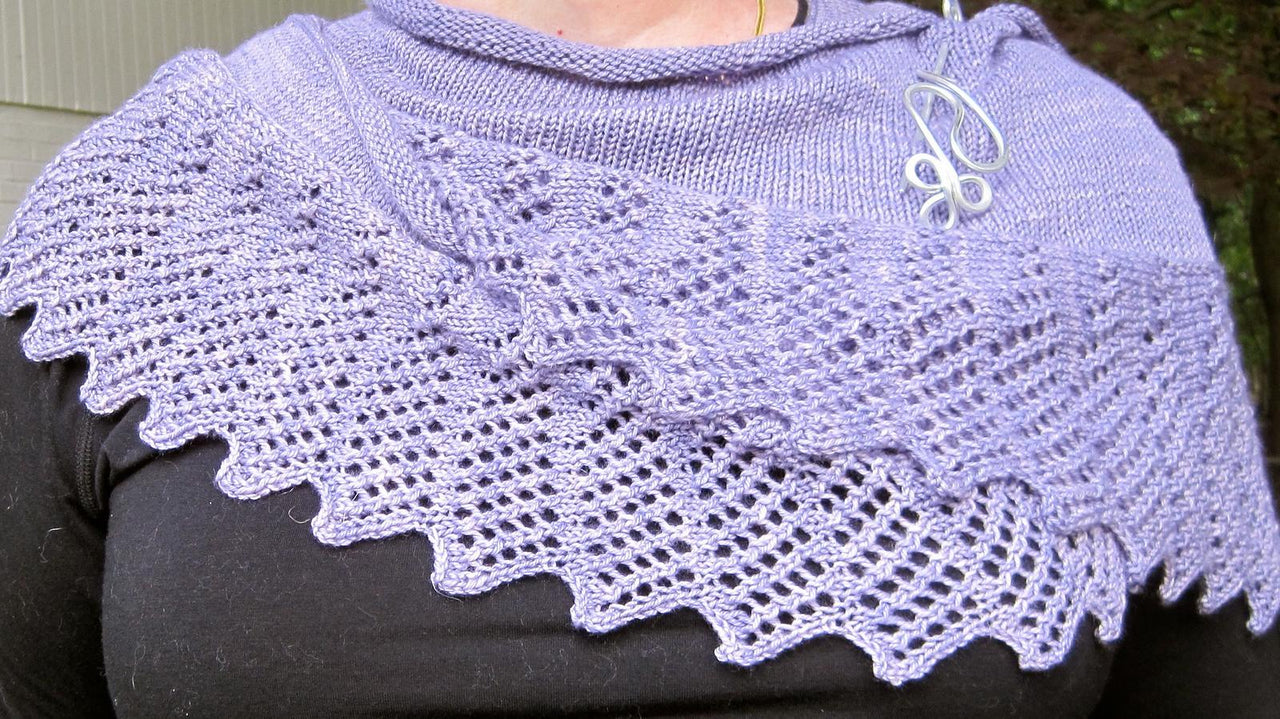 Easy Loch Katrine Shawlette
