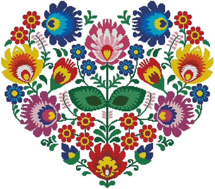 Polish Folk Heart