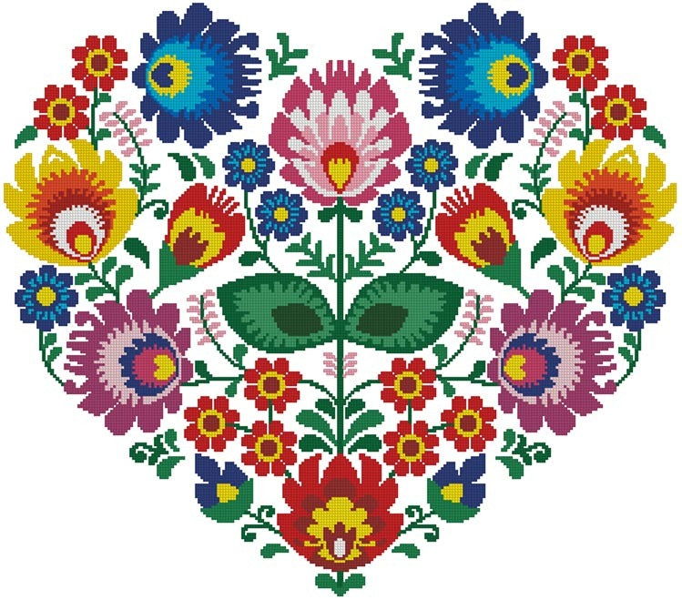 Polish Folk Heart