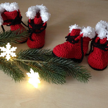 Santa Baby Boot & Hat Set N 334