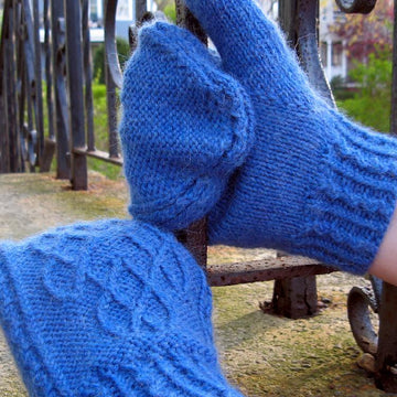 Daisy Ruth Cabled Mittens