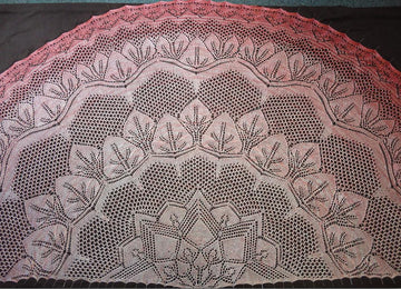 The Rose of Allendale Lace Shawl