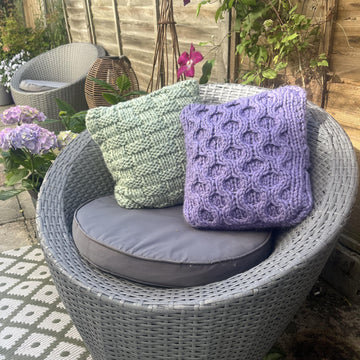 Hattie Honeycomb Cable Cushion