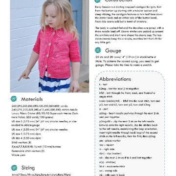 Berry Season Cardigan