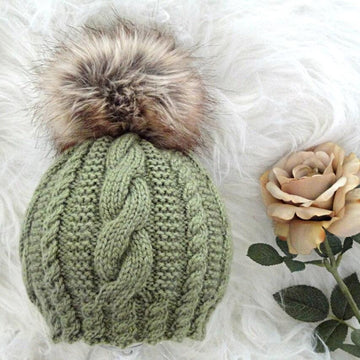 Pattern Knitted Girls Hat Womens Hat Jessica