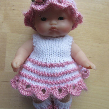 Dress Set for 5" Berenguer Baby