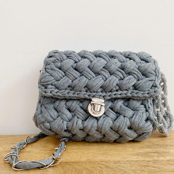 Criss-Cross Crochet Clutch