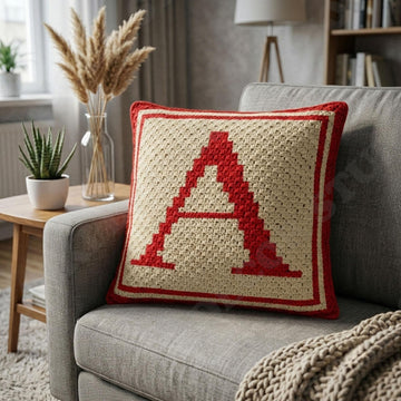 Name A Letter Pillow Cover CROCHET PATTERN