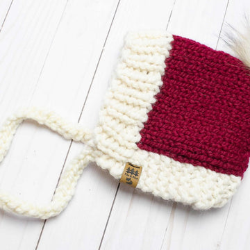 Chunky Santa Pixie Bonnet