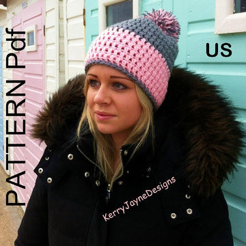Crochet hat pattern Trendy USA