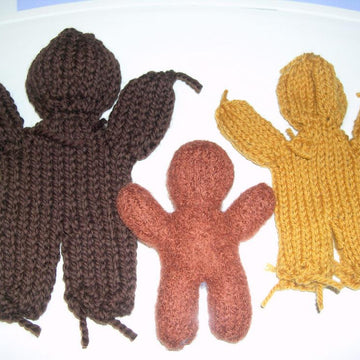 Knitted/Felted Gingerbread Man