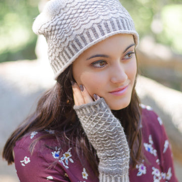 Quilted Lattice Hat & Mitts