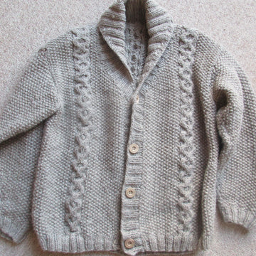 Children s Cable and Moss Stitch Cardigan