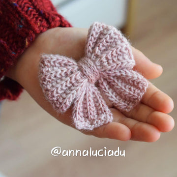 Knitted Rib Bow Hair Accessories