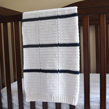 Nantucket Nautical Baby Blanket