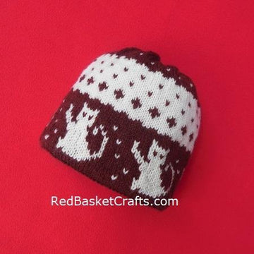 Snow Cat Hat