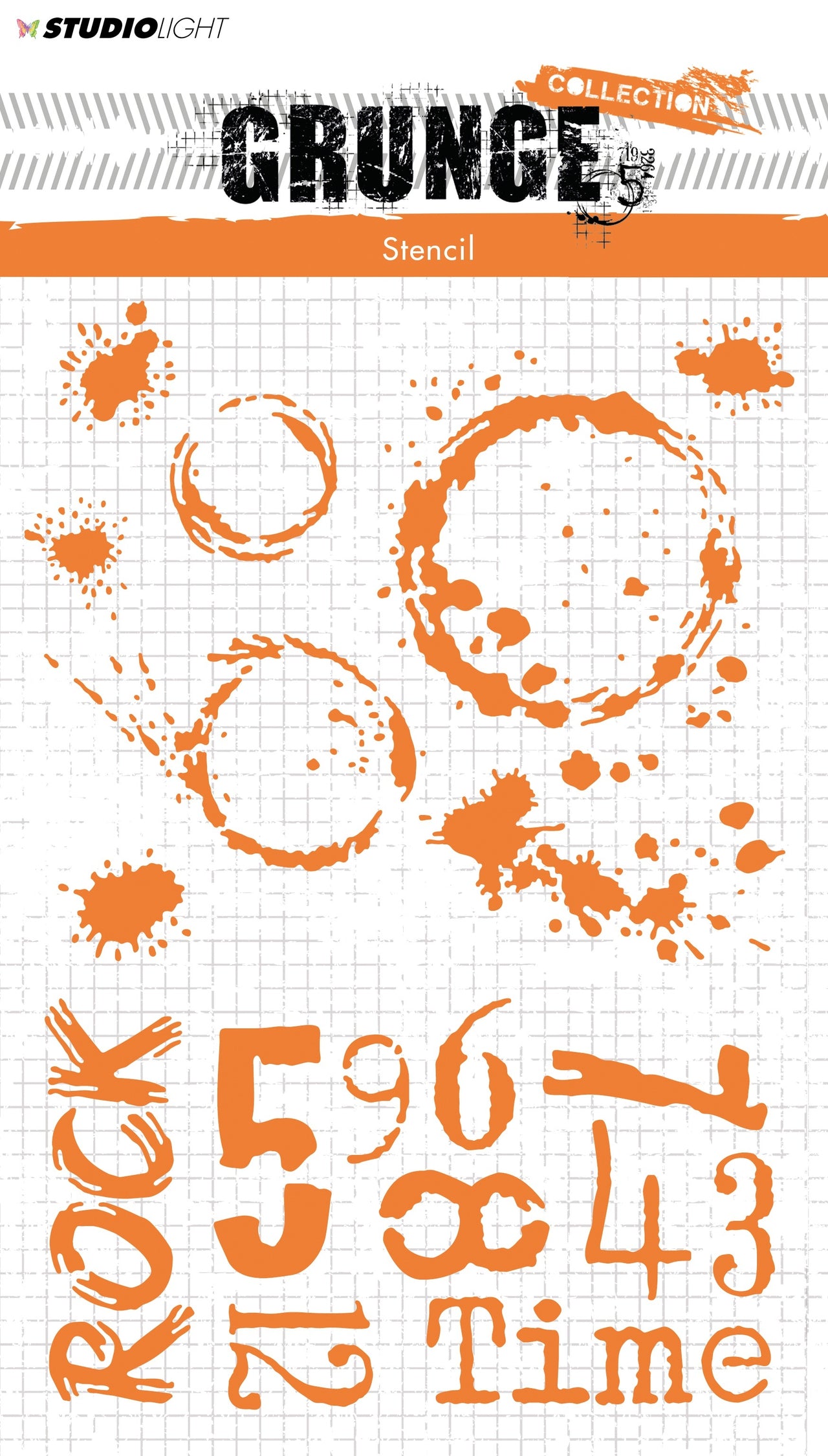 Studio Light Grunge Collection A5 Stencil - 560031