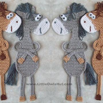 025 Horse bookmark Ravelry