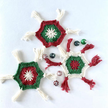 Scandinavian Holiday Coasters or Onaments