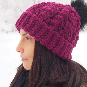 Cables & Bobbles beanie