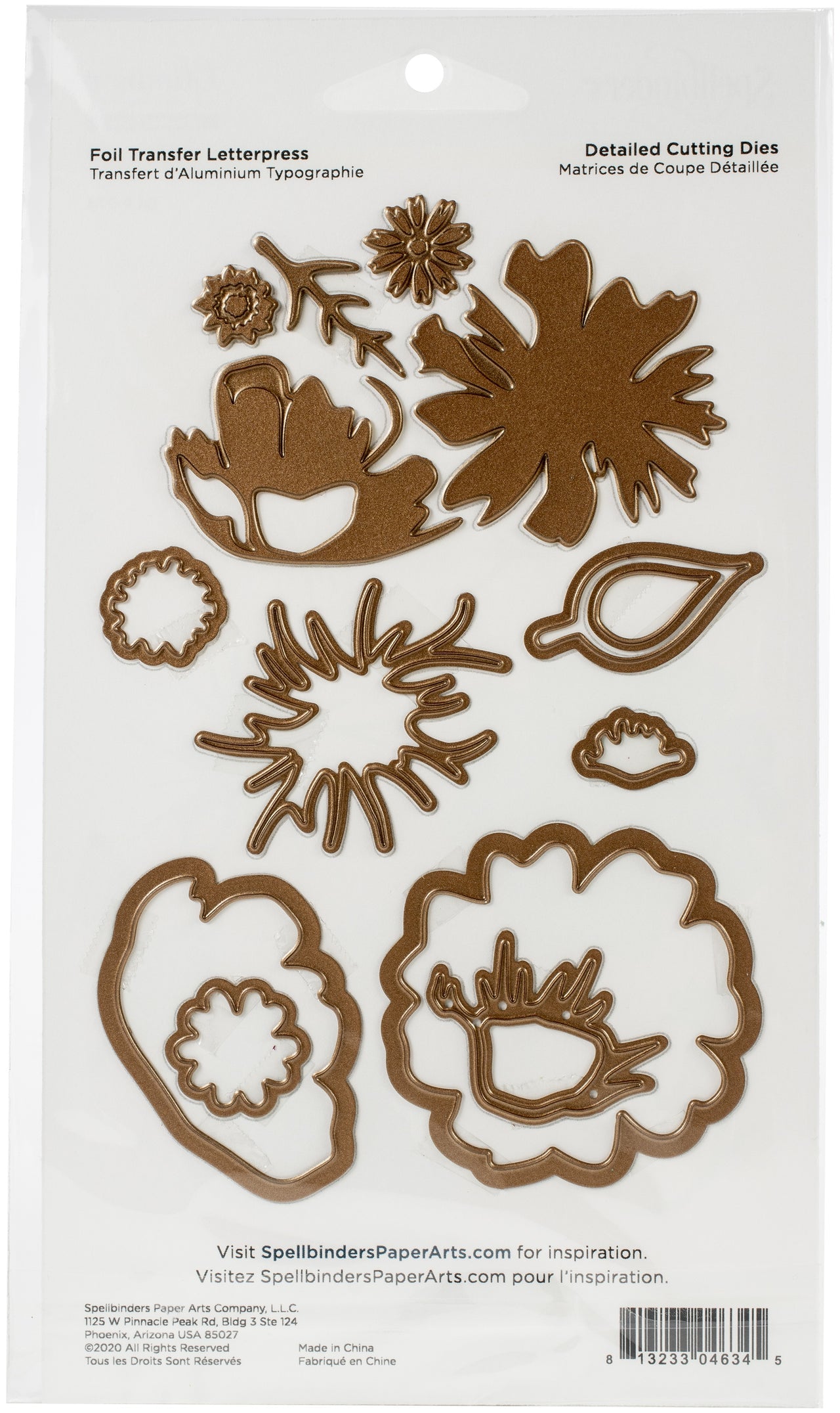 Spellbinders Glimmer Plates - Glimmered Botanical Layered