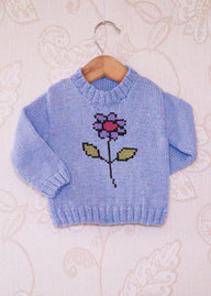 Intarsia - Flower Chart - Childrens Sweater