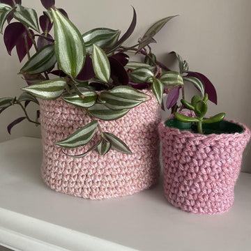 Easy Crochet Plant Pot/ Basket