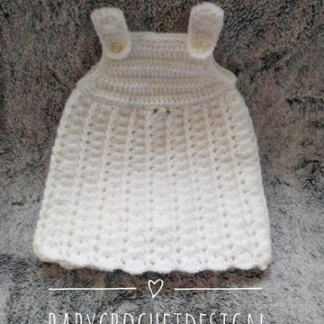 Shell Pinafore Dress