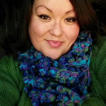 Bobble Along Infinity Scarf