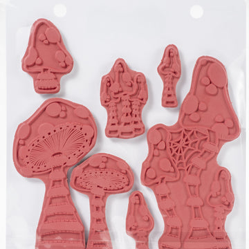 Ranger Dyan Reaveley's Dylusions Cling Stamp Collections 8.5"X7" - There's No Mushroom In Here!