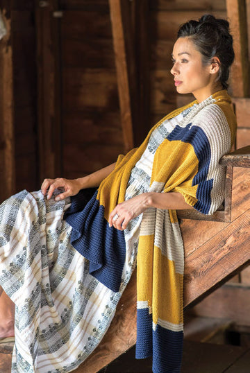Color Field Wrap in Berroco Modern Cotton - 3-8 - Downloadable PDF