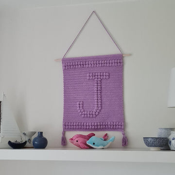 Letter J Wallhanging