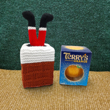 Santa's Stuck Chocolate Orange Box Cover