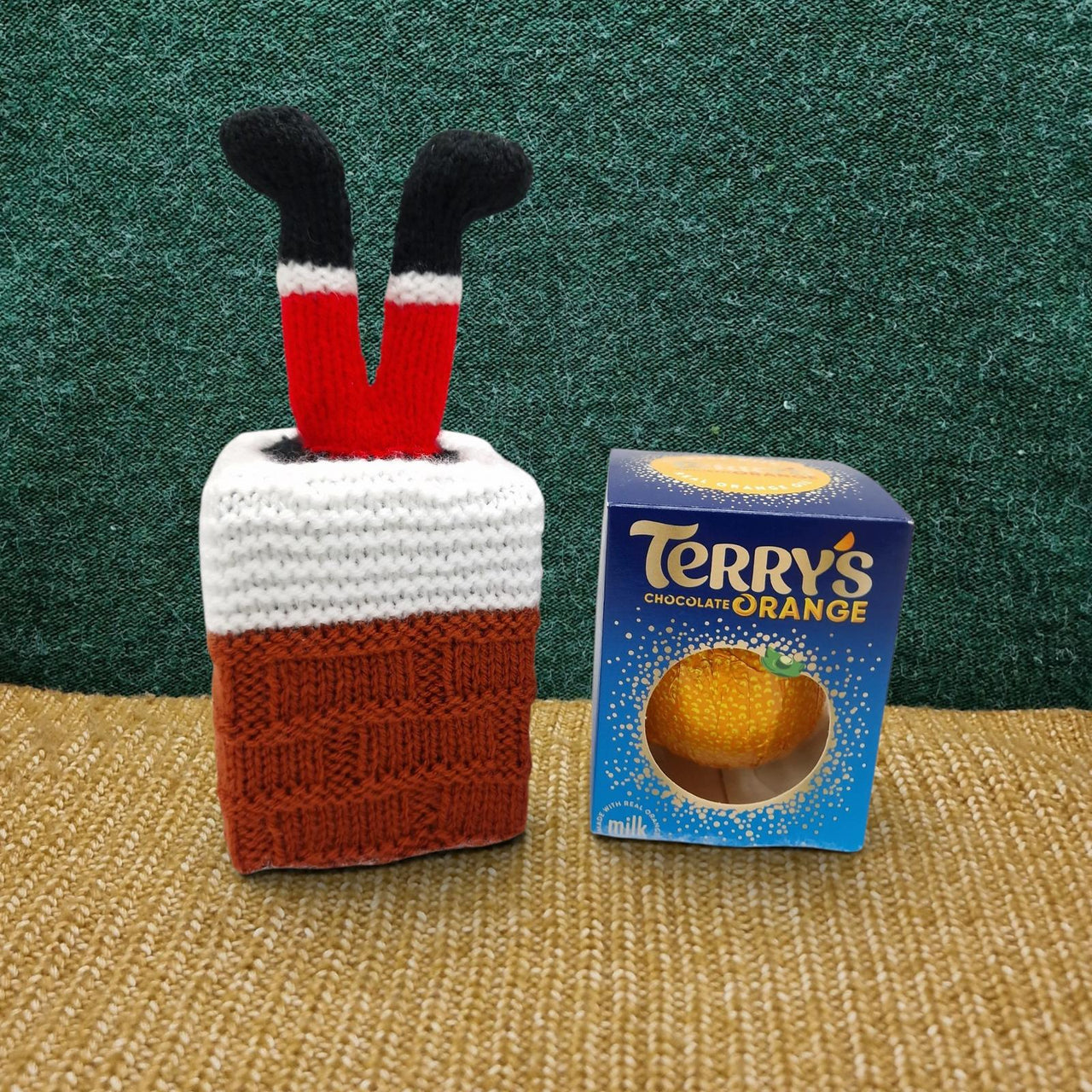 Santa's Stuck Chocolate Orange Box Cover