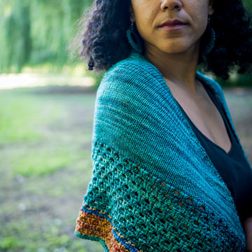 Young Peacock Shawl
