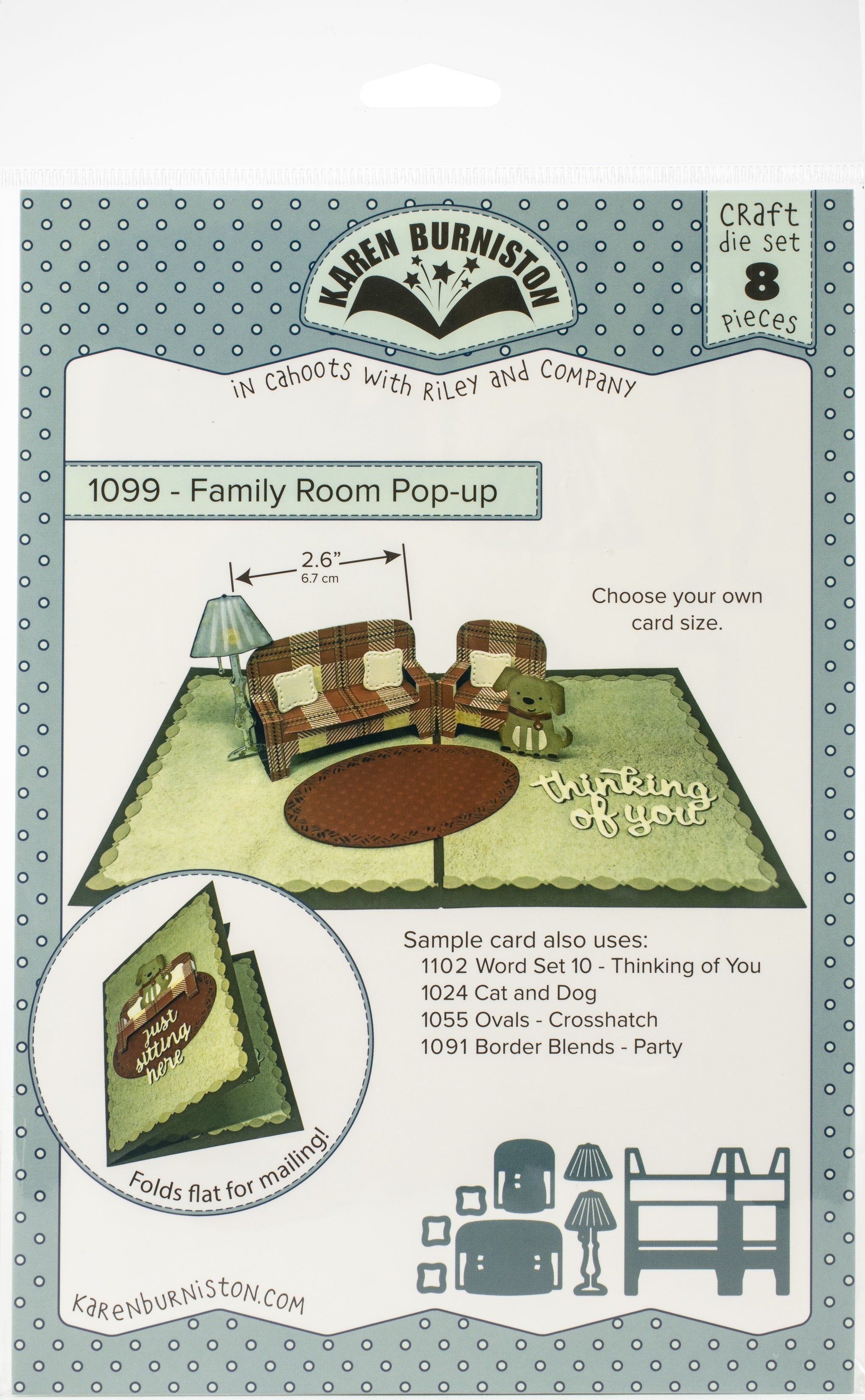KB Riley Karen Burniston Dies - Family Room Pop-Up