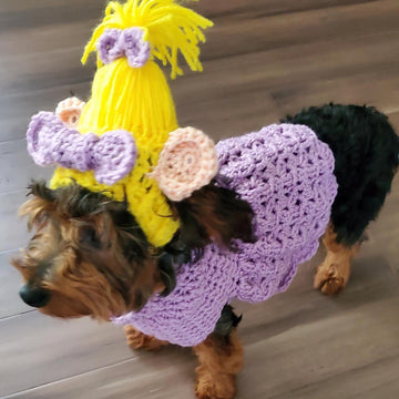 Troll Dog Dress and Hat