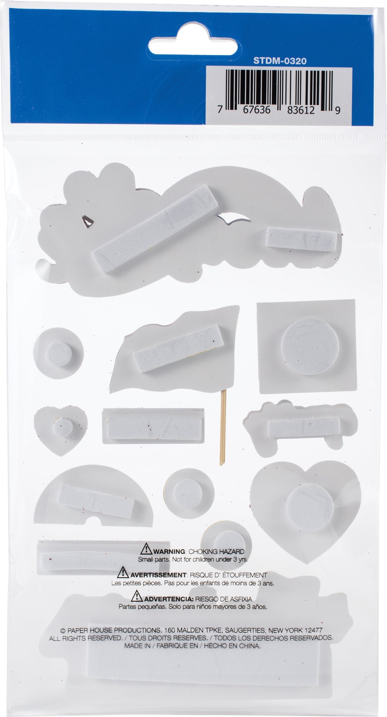 Paper House 3D Stickers - Diversity