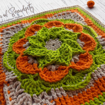Swirling Blooms Square