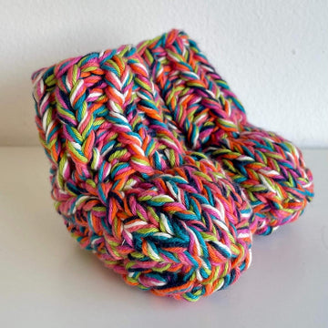 Rainbow Baby Booties