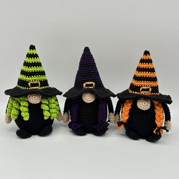 Halloween Witch Gnome Crochet Pattern
