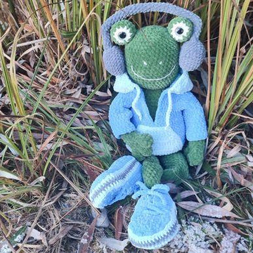 Crochet pattern Frog + crochet all clothes