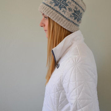 Split Back Snowflake Hat