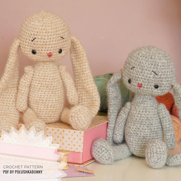 Crochet Pattern Little Bunny toy, amigurumi