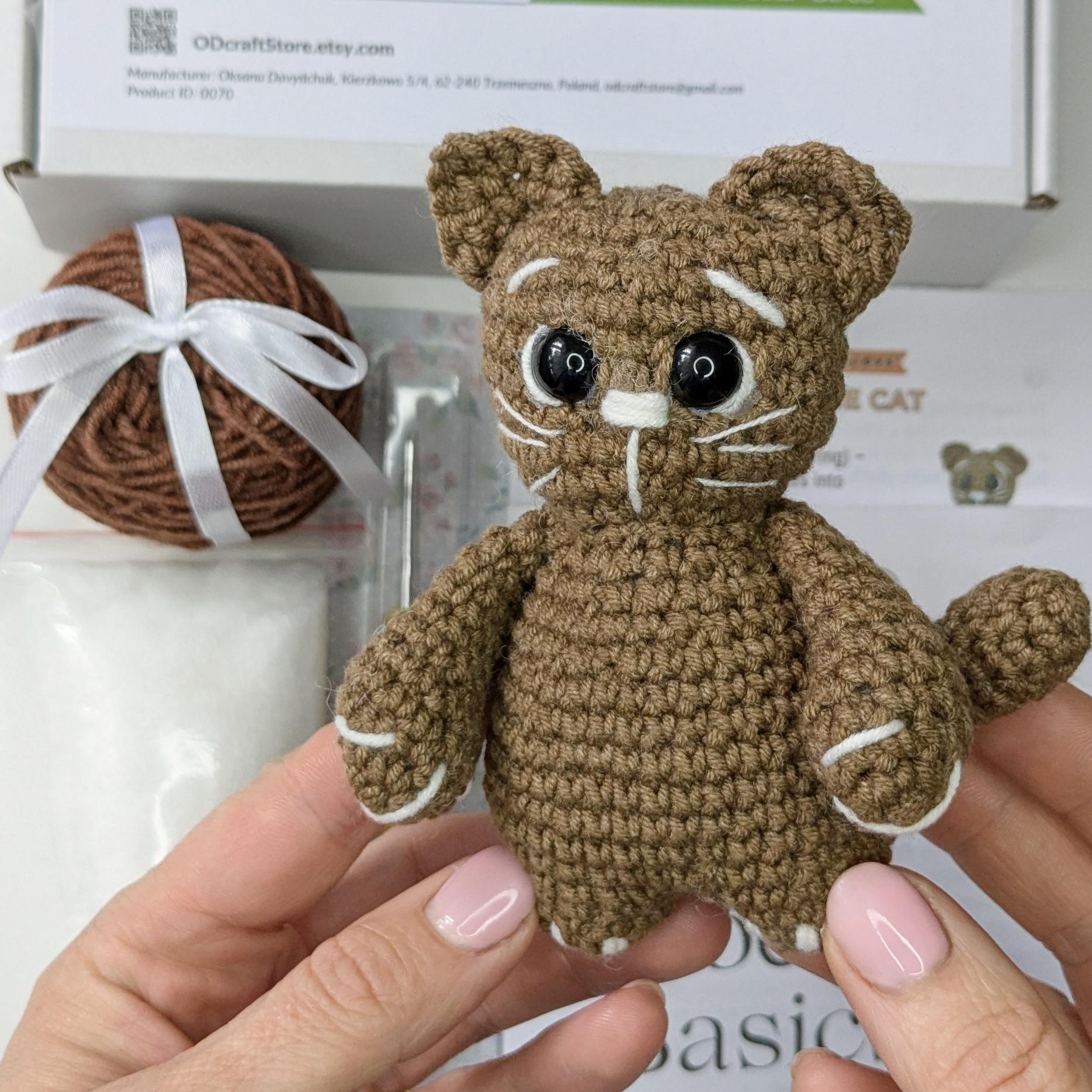 Easy Crochet Cat, Amigurumi Pattern Ziggy the Cat