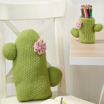 Cactus Cushion and Pen Pot