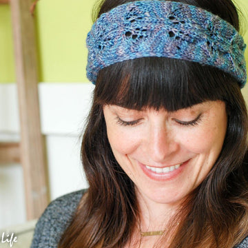 Simple Scrap Yarn Hair Band