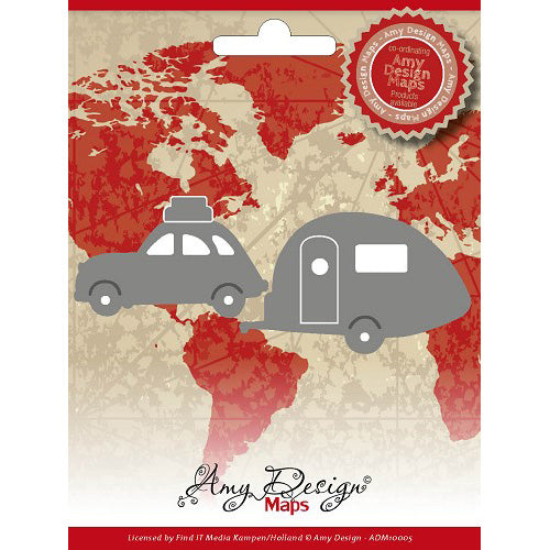 Find It Trading Amy Design Map Die - Car W/Camper