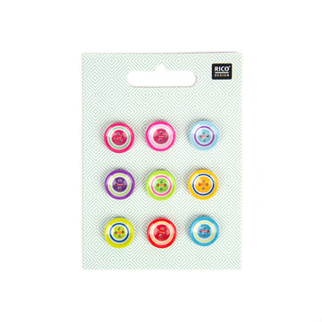 Rico Mixed Colour Button Mix