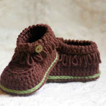 Fringe baby boot booties